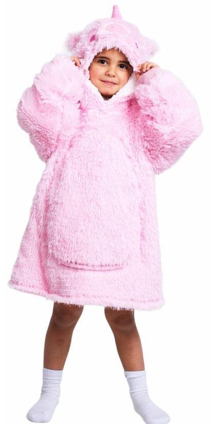 Cozy Noxxiez Jednorožec -hřejivá televizní mikinová deka 3 - 6 let