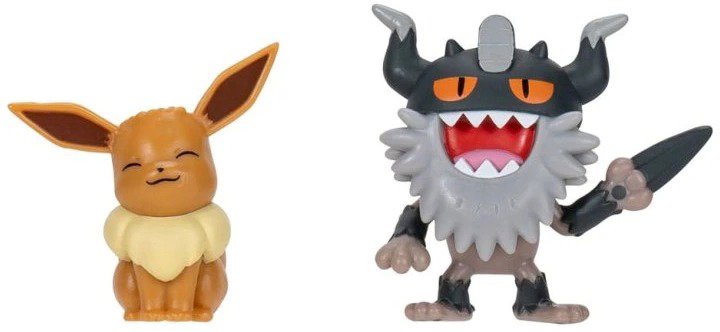 Pokémon figurky - Perrserker & Eevee 5 cm