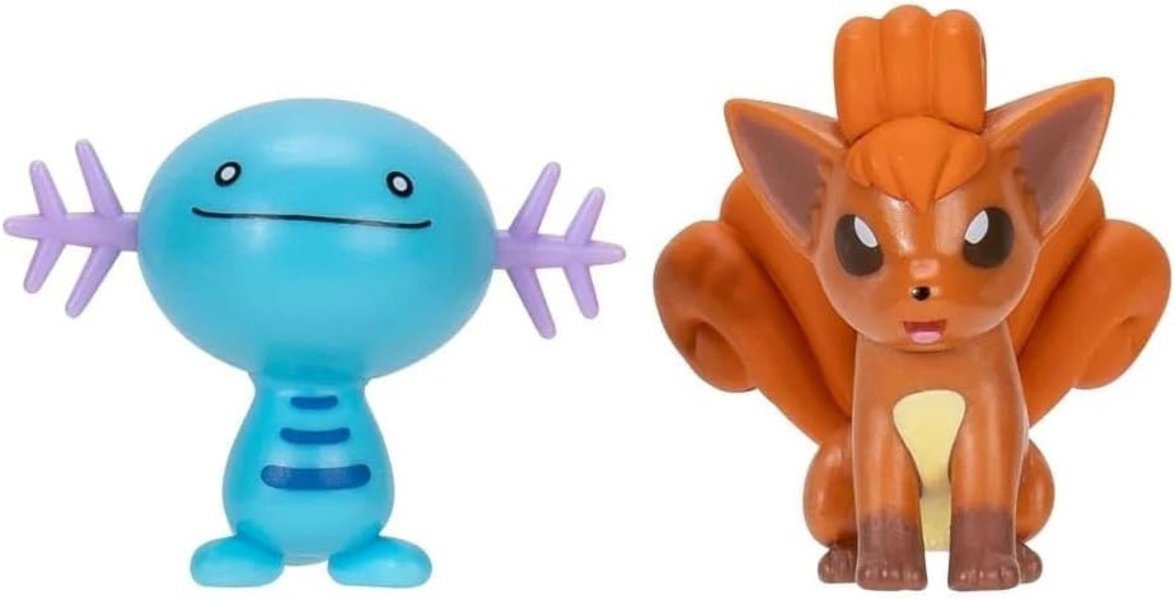 Pokémon figurky - Wooper & Vulpix 5 cm