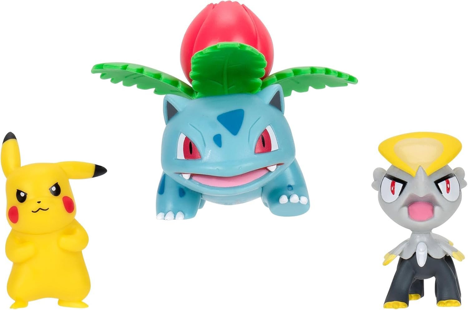 Pokémon figurky - Pikachu, Jangmo-o, Ivysaur