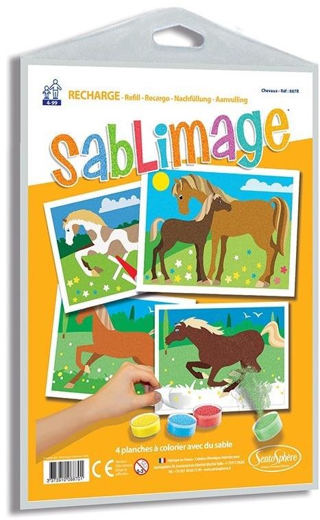 Sentosphere Sada obrázků - Sablimage: Pískové obrázky - Koně