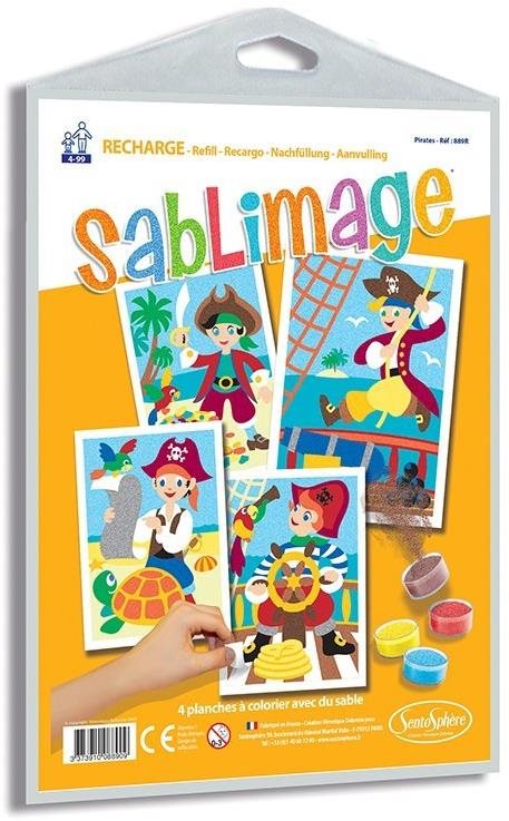 Sentosphere Sada obrázků - Sablimage: Pískové obrázky - Piráti