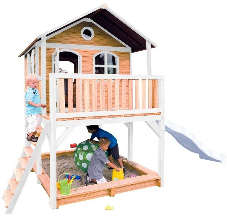 Axi dětský domeček Marc bílá/hnědá