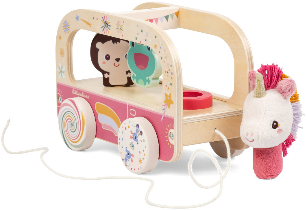 Lilliputiens Dřevěný autobus jednorožec Lena