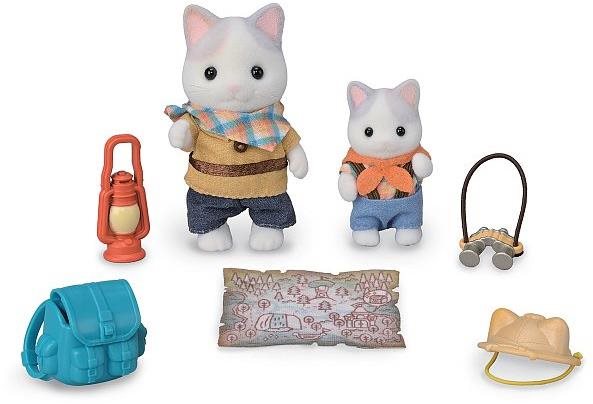 Sylvanian Families Průzkumná sada Latte Cat Bratr a miminko