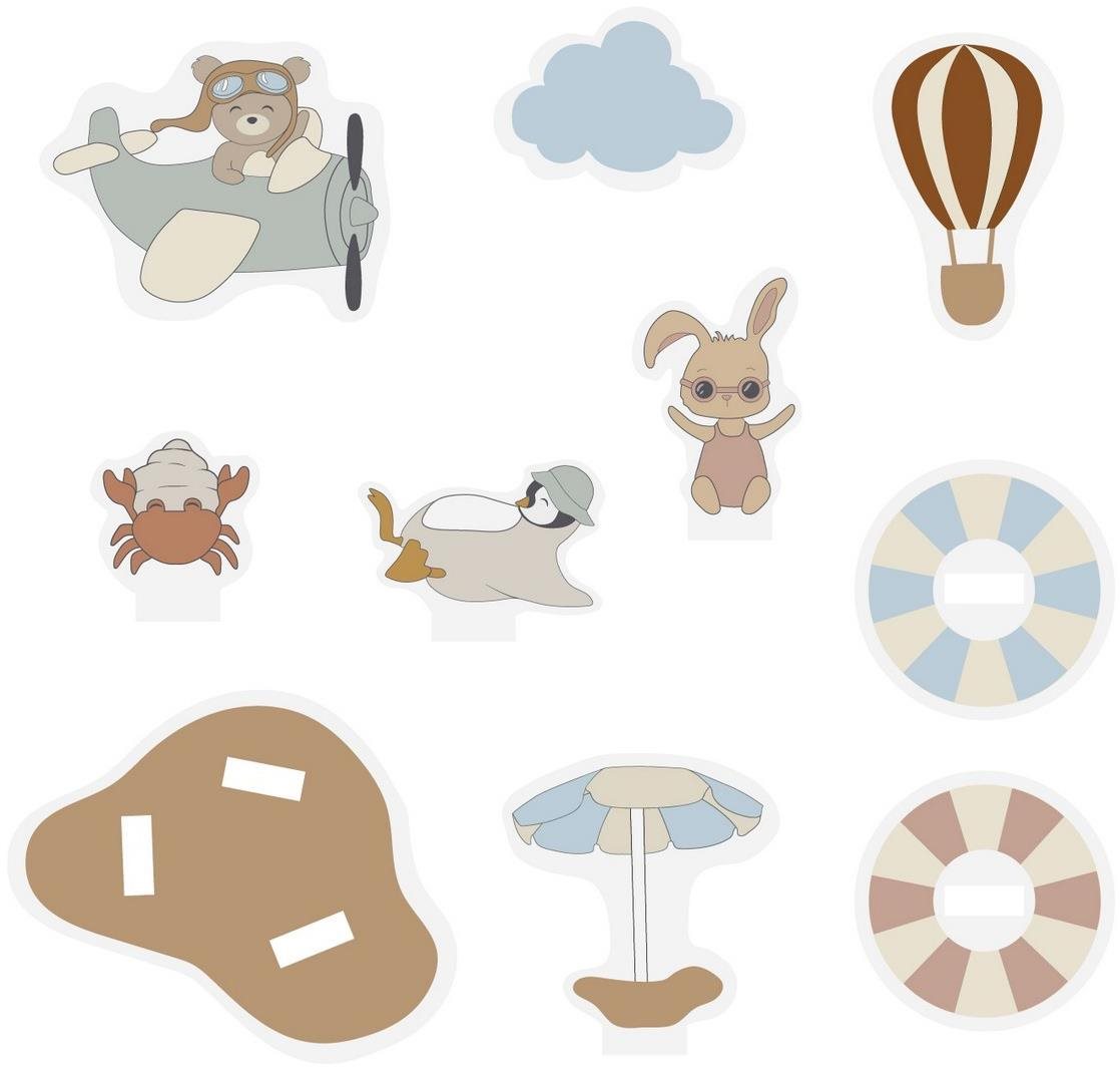 Petú Petú Venla Pěnové hračky do vody Color mix