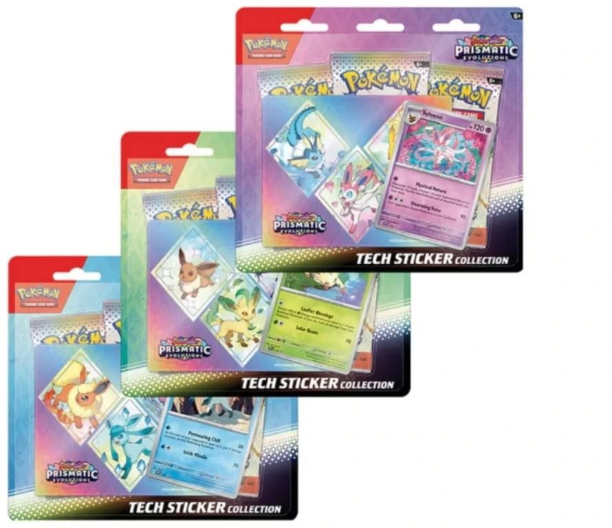 Pokémon TCG: SV8.5 Prismatic Evolutions - Tech Sticker Collection