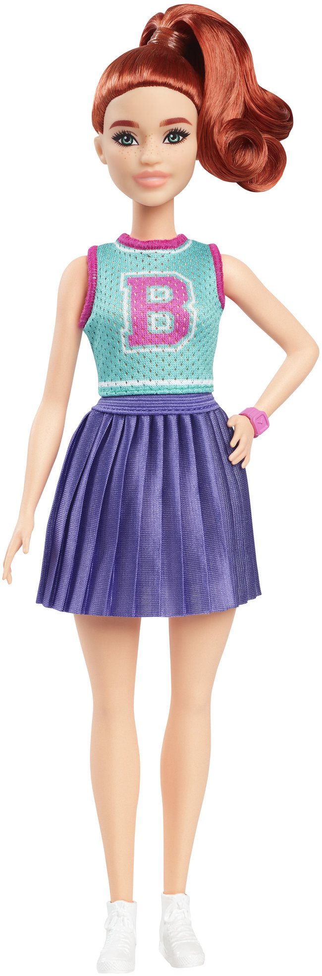 Barbie Fashionistas modelka se sportovní sukní