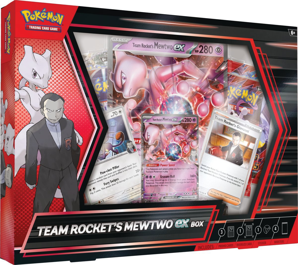 Pokémon TCG: Team Rocket’s Mewtwo ex Box