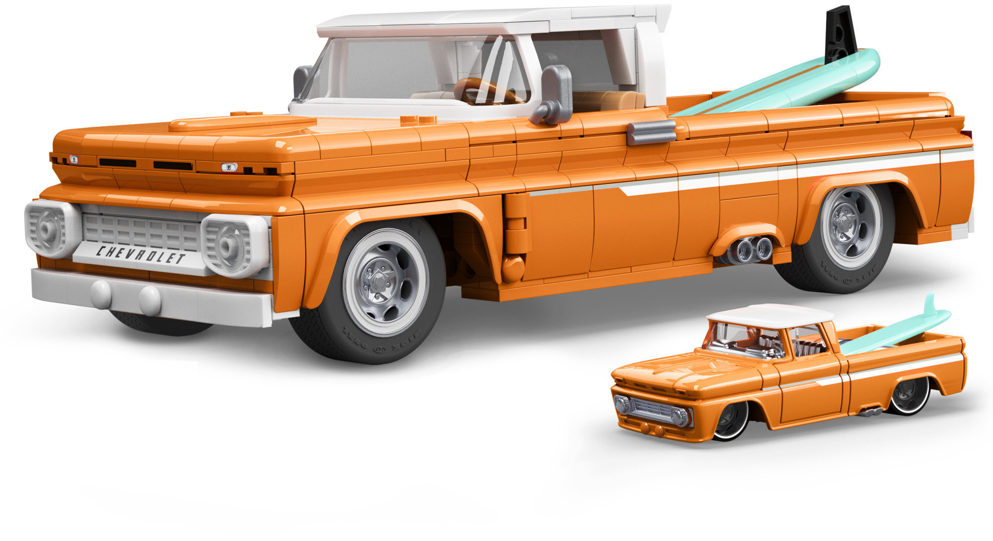 Mattel Brick Shop Hot Wheels Elite series Custom 62 Chevy Pickup