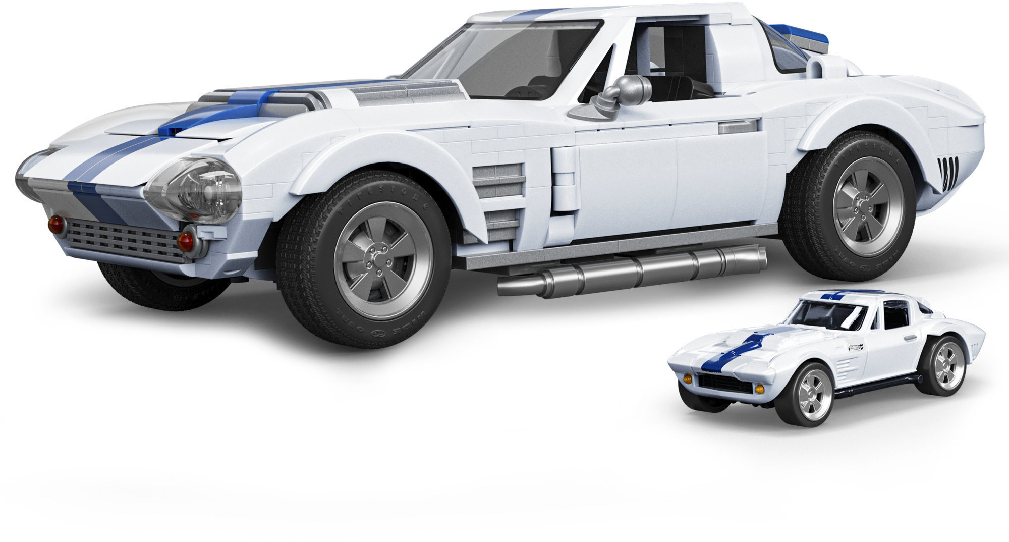 Mattel Brick Shop Hot Wheels Elite series Corvette Grand Sport