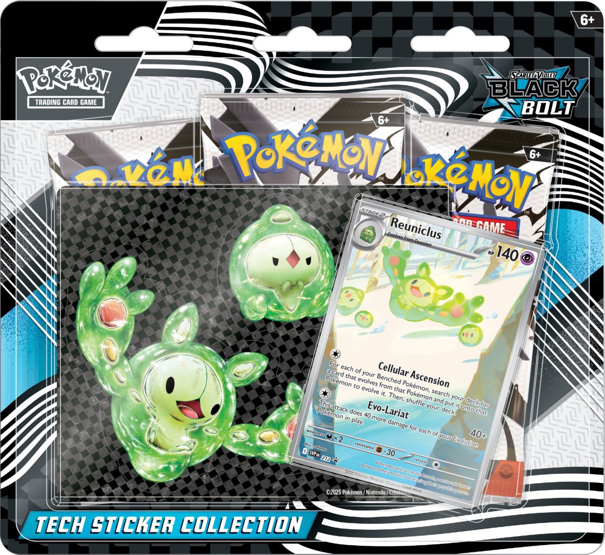 Pokémon TCG: SV10.5 Black Bolt - Tech Sticker Collection
