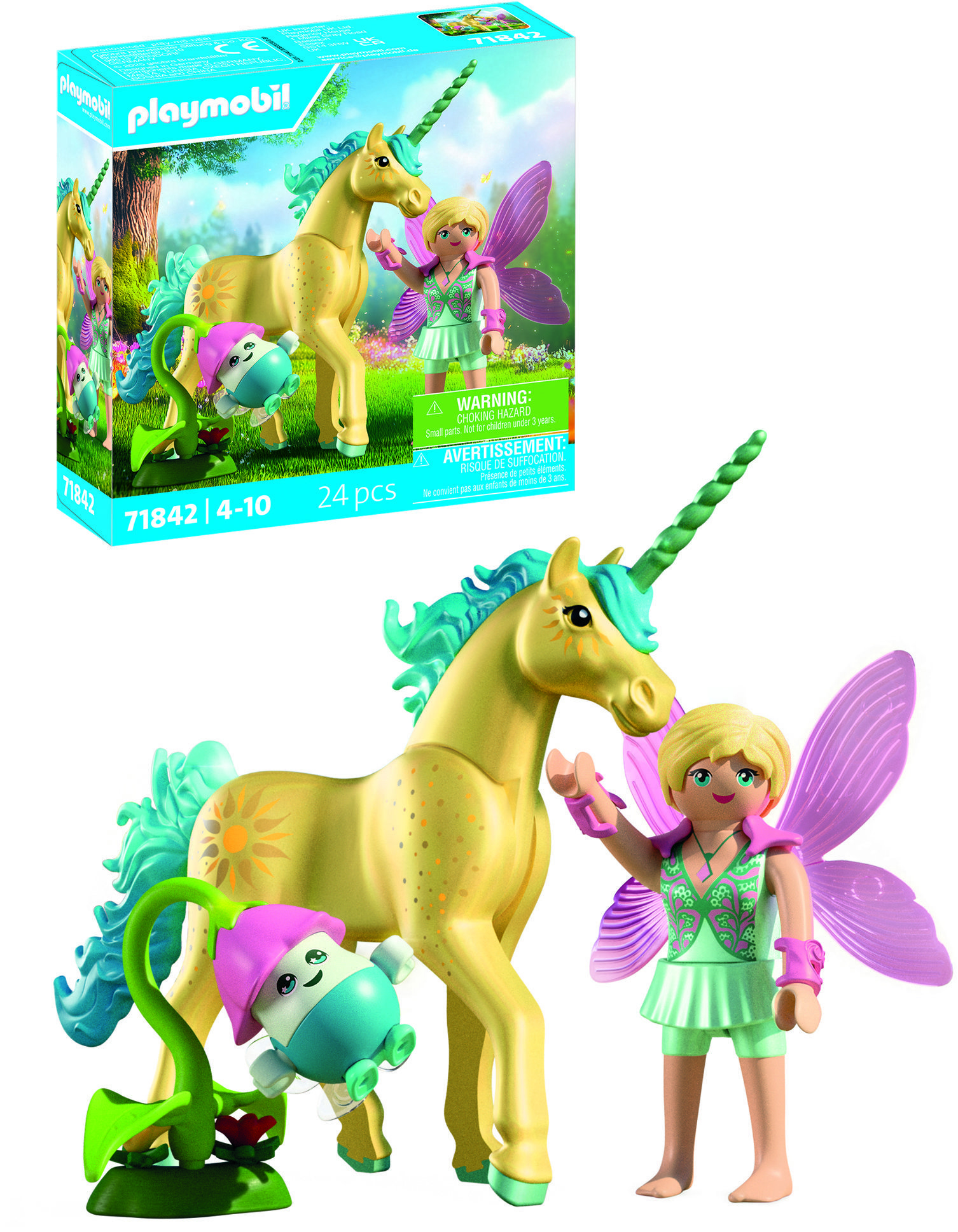 Playmobil 71843 Sběratelský jednorožec Šťastná levandule s vílou