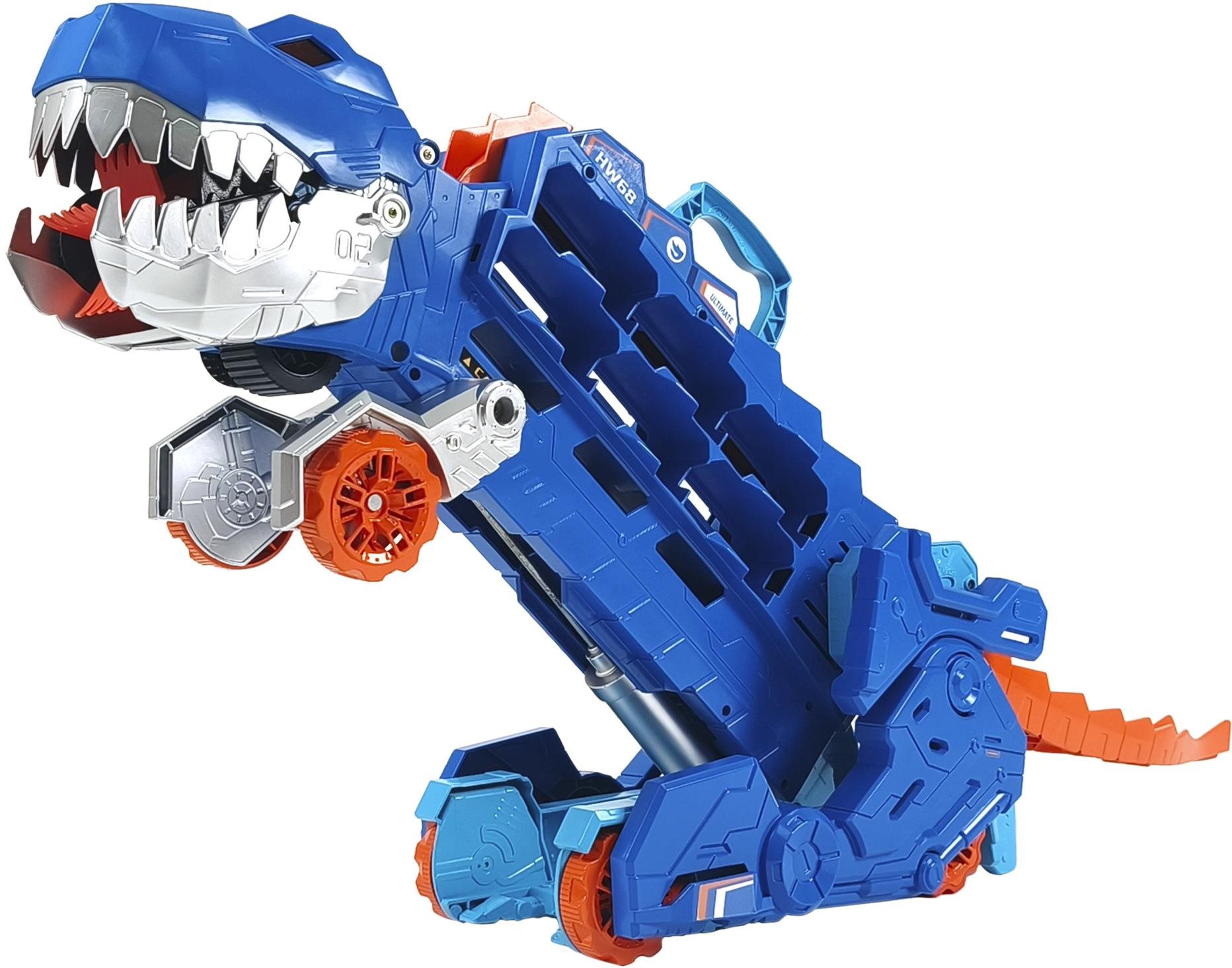 Hot Wheels City T-Rex tahač se světly a zvuky