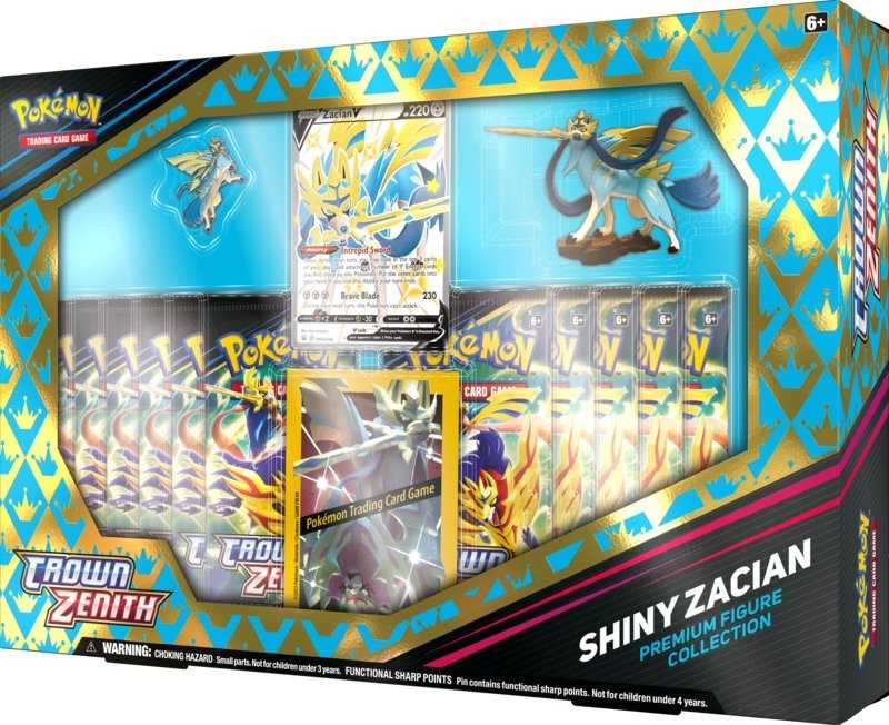 Pokémon TCG: SWSH12.5 Crown Zenith - Premium Figure Collection - Shiny Zacian