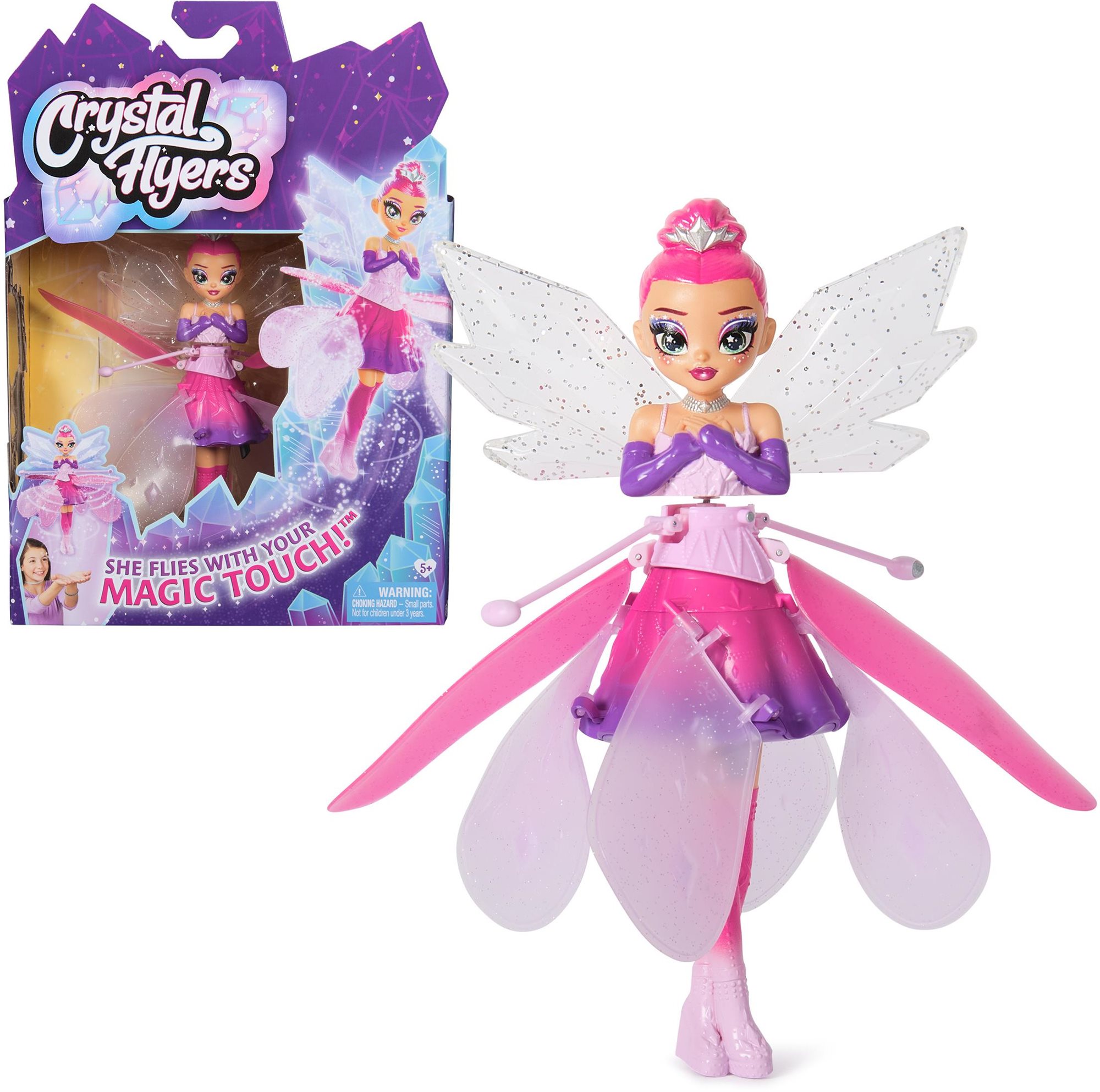 Hatchimals Crystal Flyer létající panenka