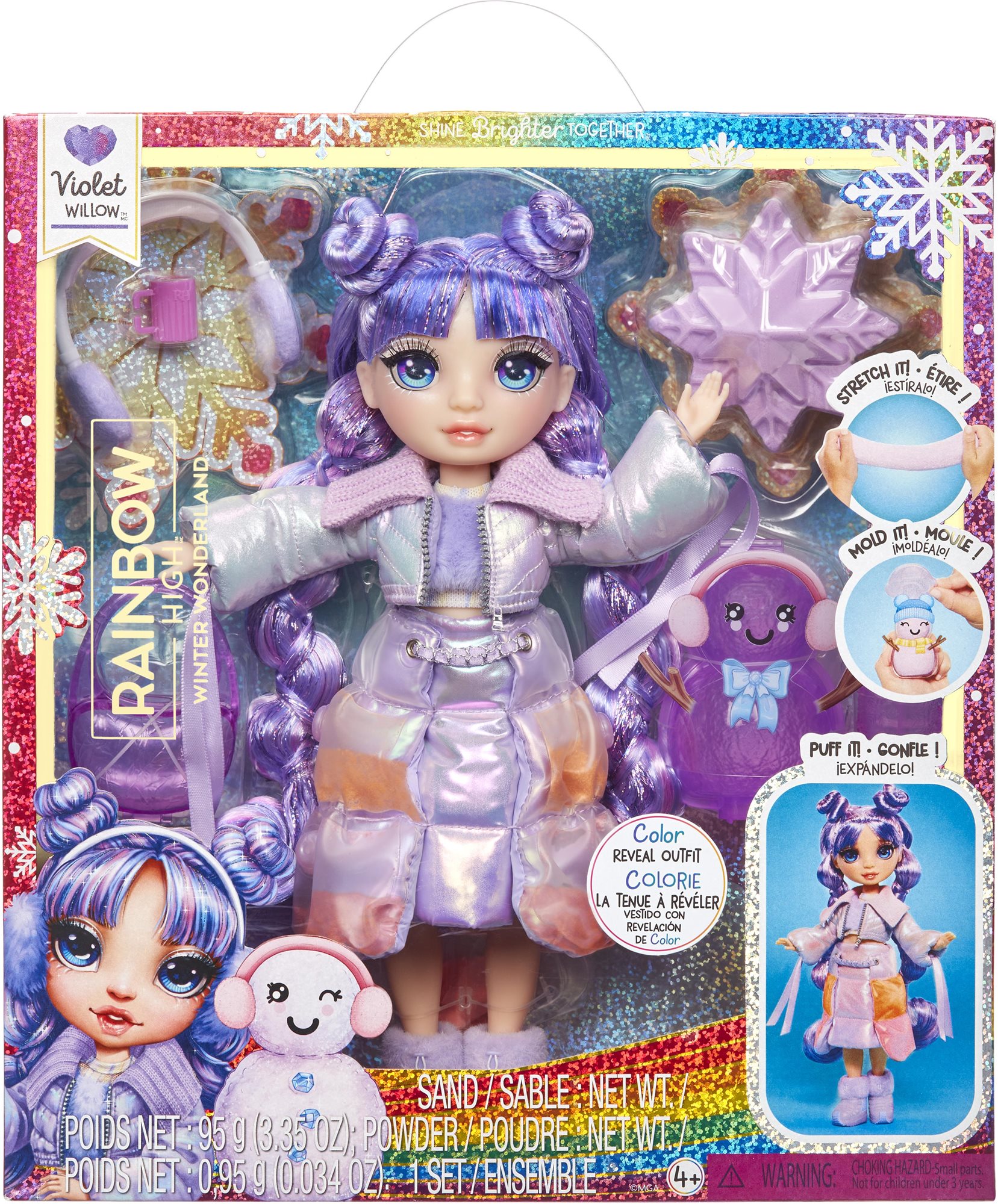Rainbow High Zimní fashion - Violet