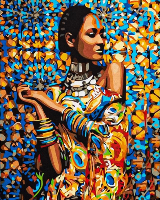 ASTRA V záři Indie - plátno na rámu 40 × 50 cm