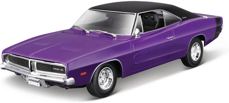 Maisto Dodge Charger R/T 1969 1:18 fialová