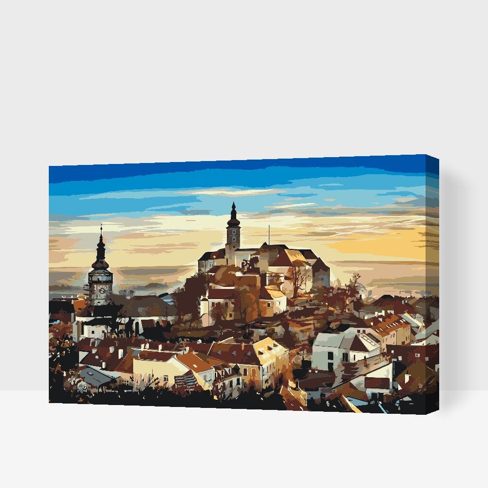 Painting Queens, Malování podle čísel, Mikulov, 40 × 60 cm, bez rámu a bez vypnutí plátna