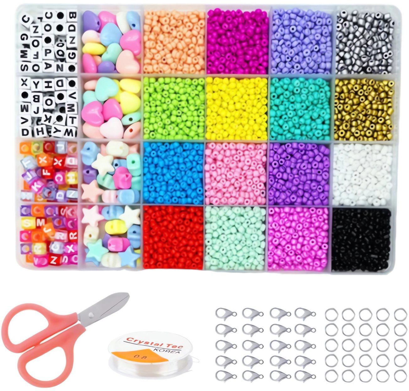 MalPlay Kreativní sada na výrobu náramků, 4000 ks