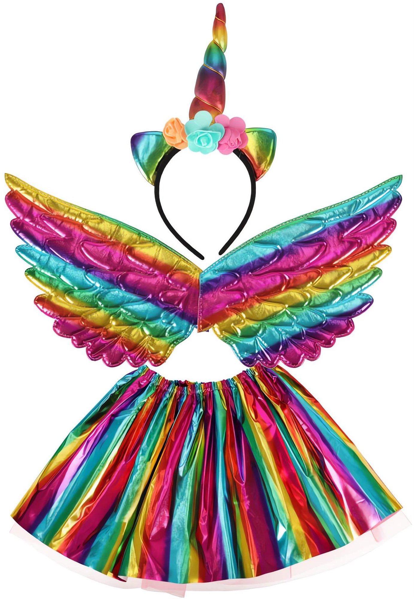 KIK KX4433 Karnevalový kostým jednorožec, barevný