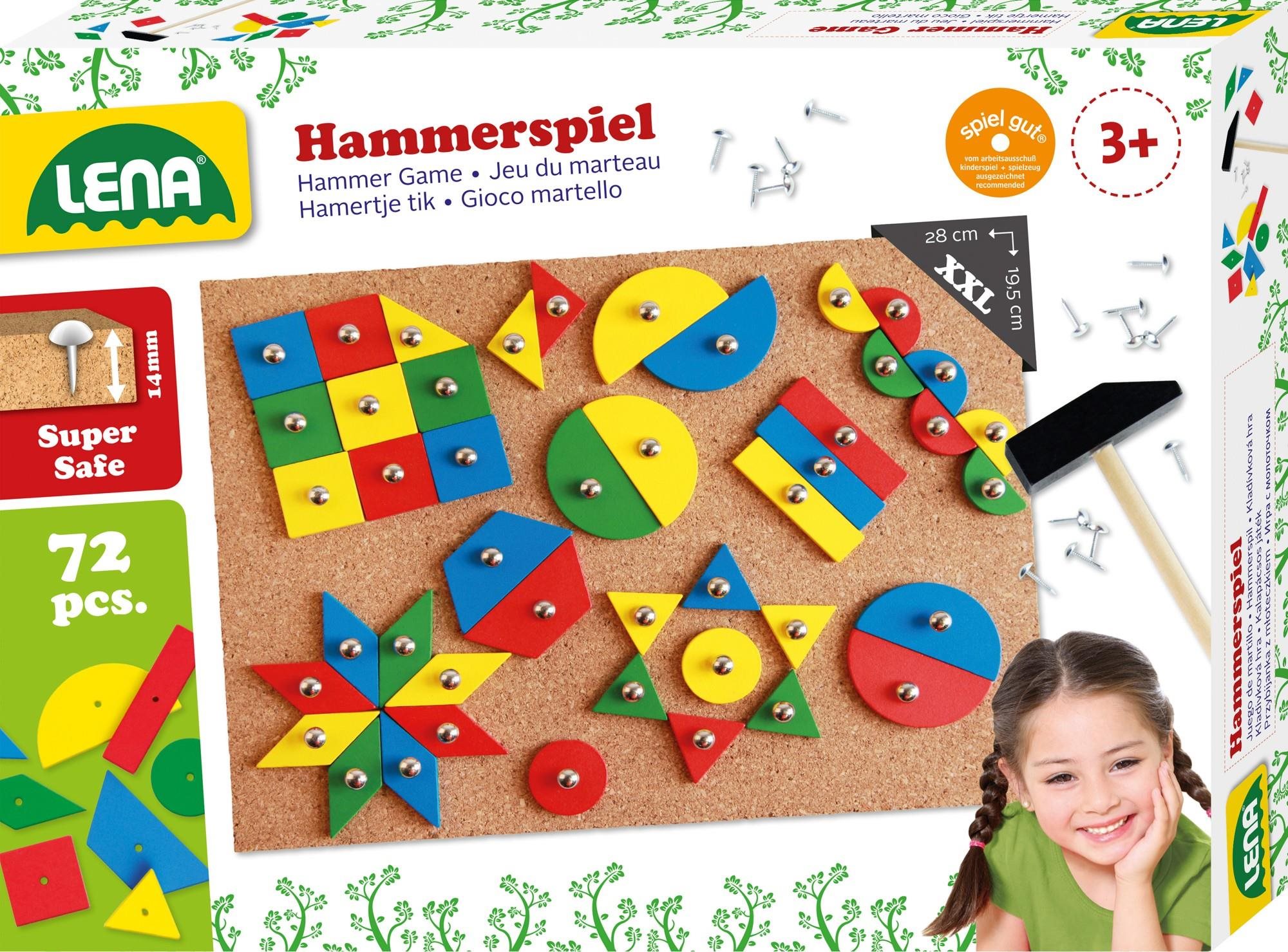 Lena Hra s kladívkem, obrazce