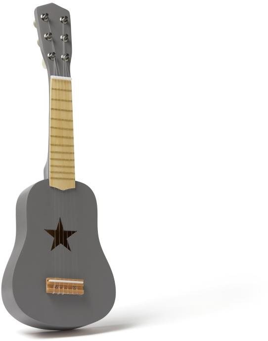 KID´S CONCEPT Dřevěná dětská kytara šedá