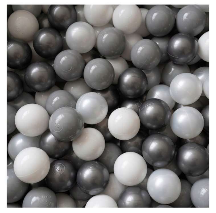 Flumi Dětské míčky do bazénku 200 ks, šedé