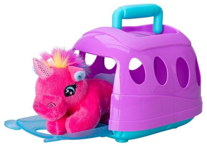 Mikrotrading Unicorn jednorožec ležící v přepravce 14 cm