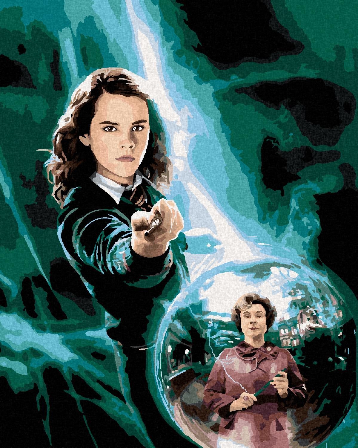 Zuty - Malování Podle Čísel - Plakát Harry Potter A Fénixův Řád - Hermiona, 40X50 Cm, Plátno+Rám