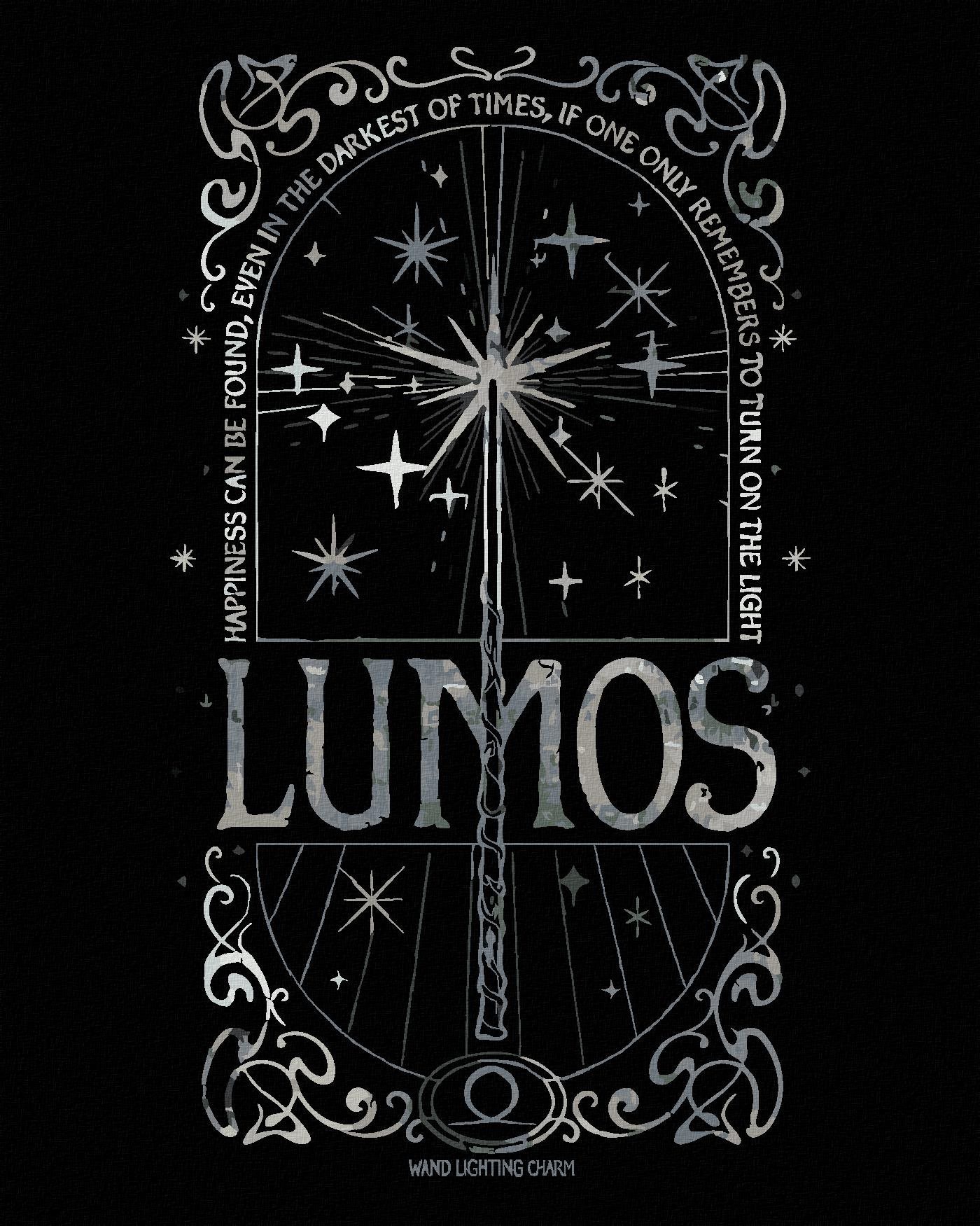 Zuty - Malování Podle Čísel - Plakát Lumos (Harry Potter), 40X50 Cm, Plátno+Rám
