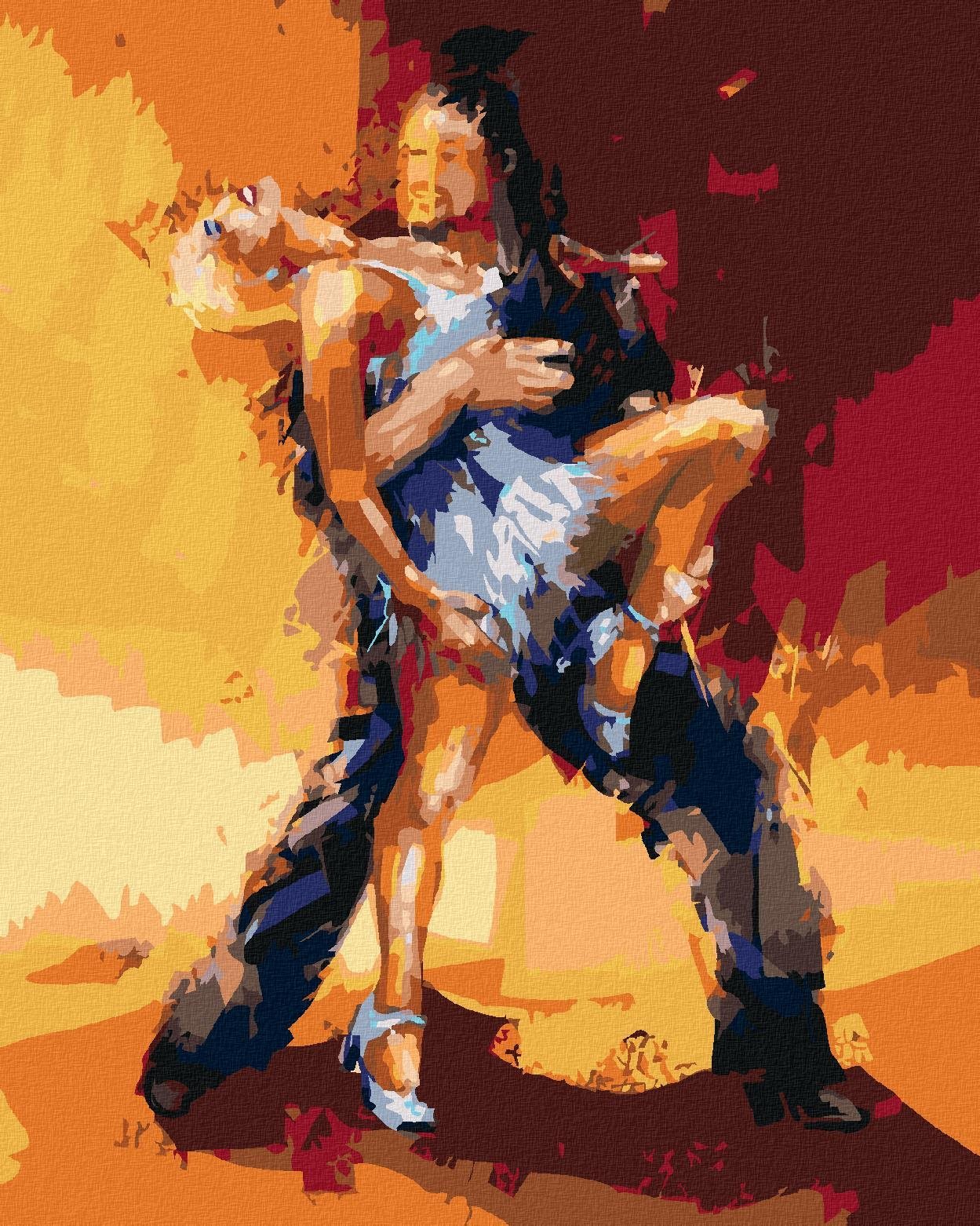 Zuty - Malování Podle Čísel - Rumba, 80X100 Cm, Plátno+Rám