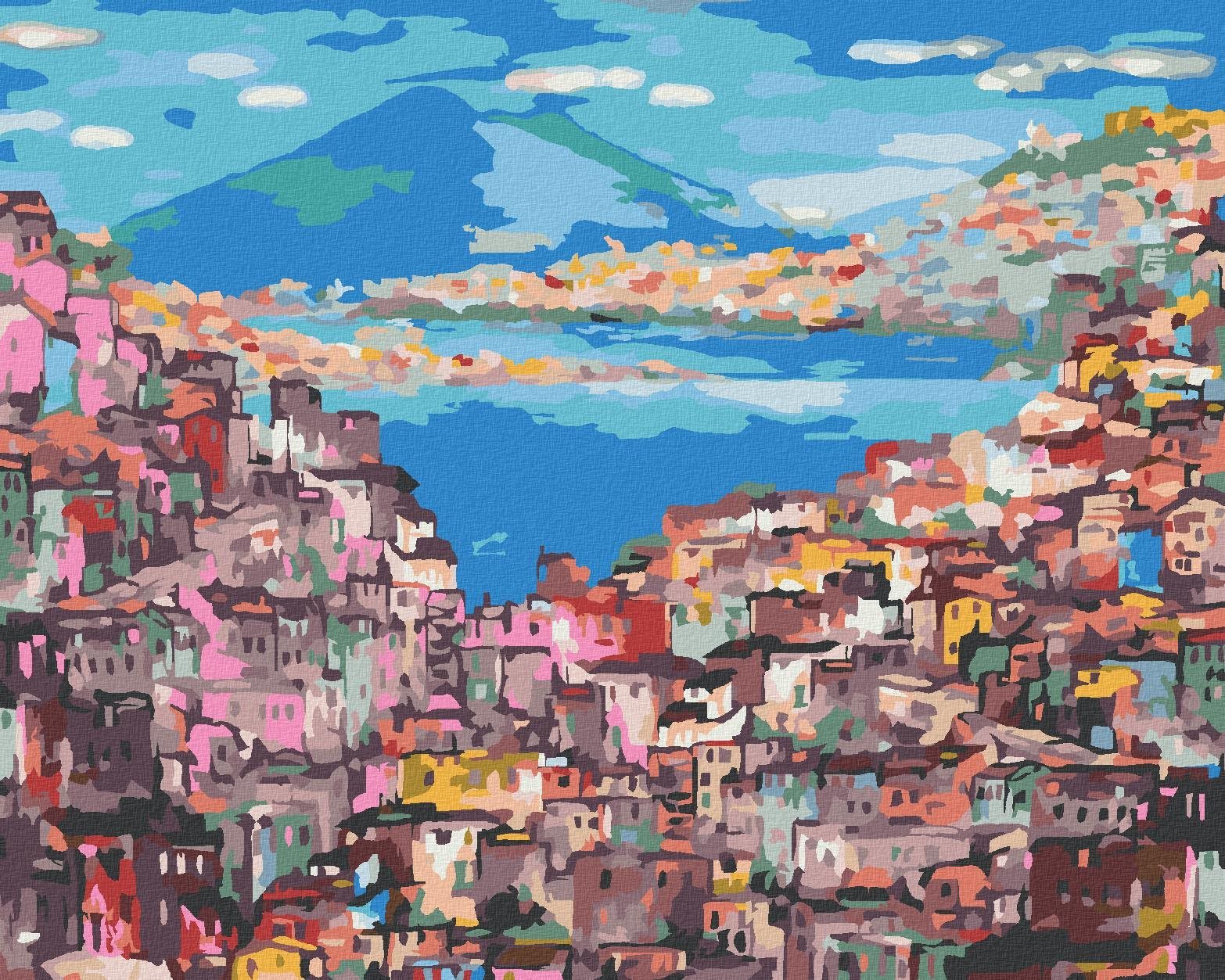 Zuty - Malování Podle Čísel - Neapol, 40X50 Cm, Plátno+Rám