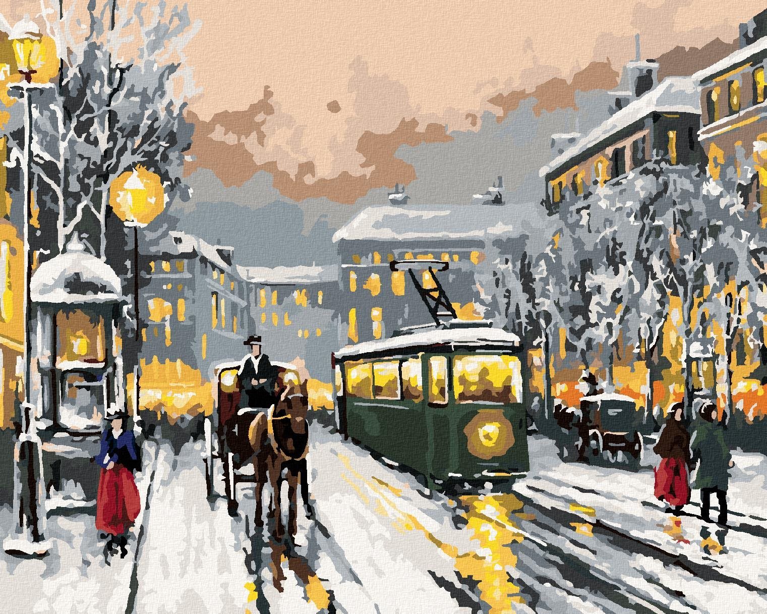 Zuty - Malování Podle Čísel - Staré Město, 80X100 Cm, Plátno