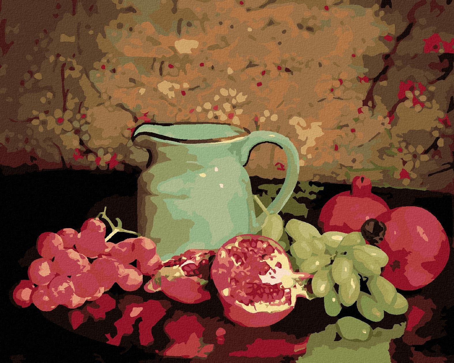 Zuty - Malování Podle Čísel - Zátiší S Ovocem, 40X50 Cm, Plátno+Rám