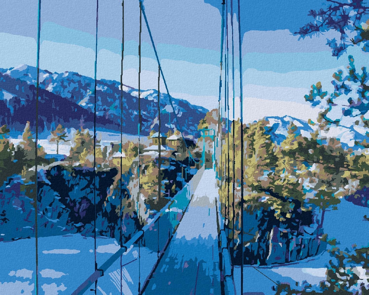 Zuty - Malování Podle Čísel - Most Na Ostrov Patmos, 40X50 Cm, Plátno