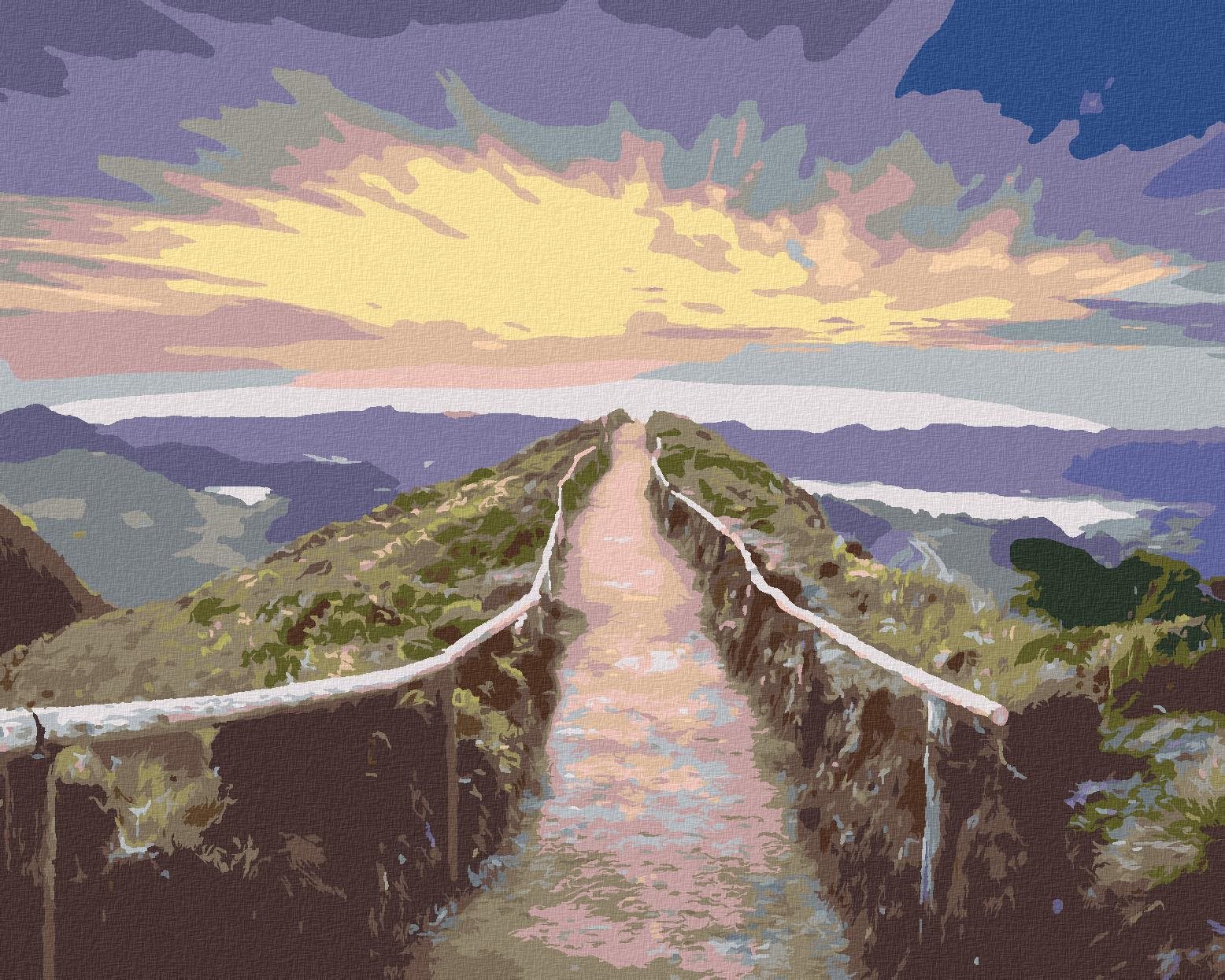 Zuty - Malování Podle Čísel - Stezka Na Vyhlídku, 80X100 Cm, Plátno