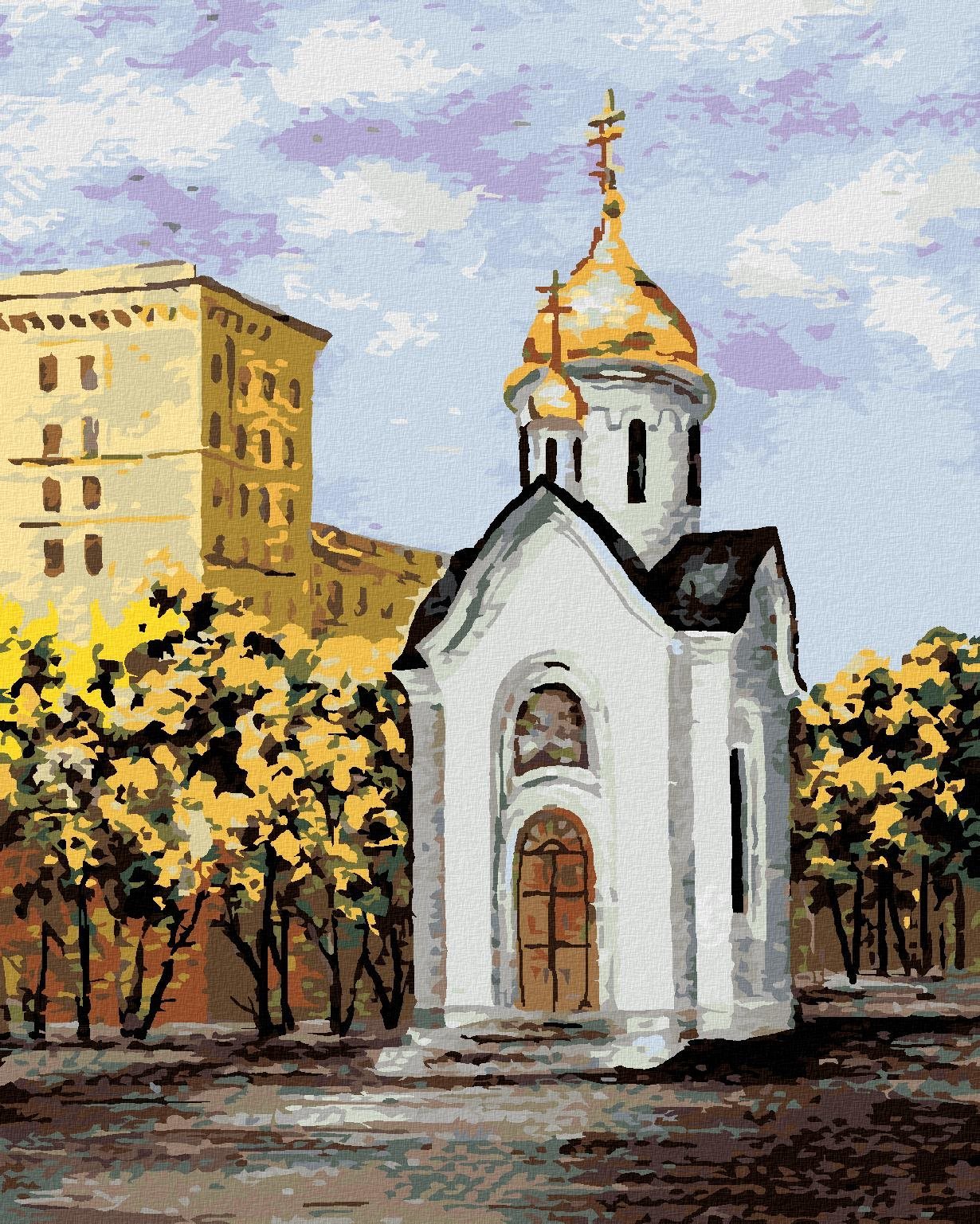 Zuty - Malování Podle Čísel - Ruská Kaplička, 40X50 Cm, Plátno