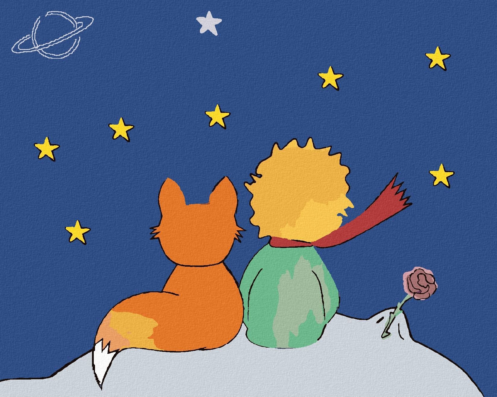 Zuty - Malování Podle Čísel - Malý Princ A Hvězdy, 80X100 Cm, Plátno