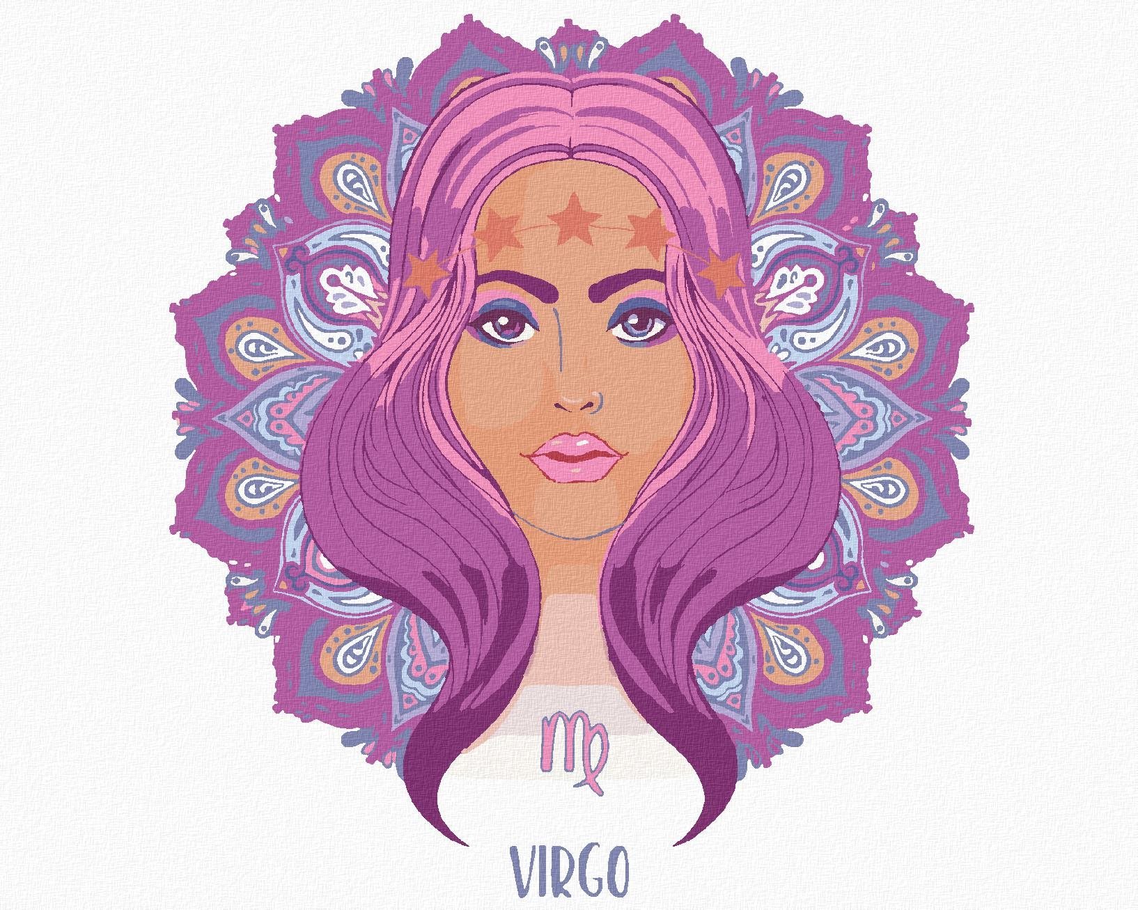 Zuty - Malování Podle Čísel - Žena Panna, 80X100 Cm, Plátno