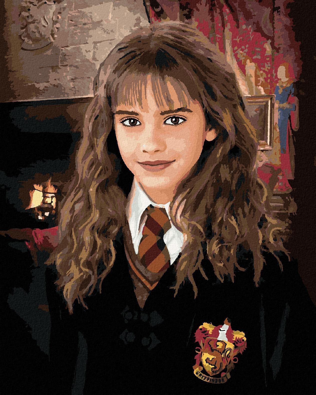 Zuty - Malování Podle Čísel - Hermiona Portrét (Harry Potter), 40X50 Cm, Plátno+Rám