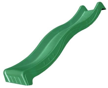 Jungle Gym -Wavy Star skluzavka 265 cm tmavě zelená