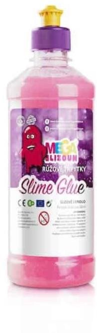 Megaslizoun - pva slizové lepidlo růžové třpytky 500ml