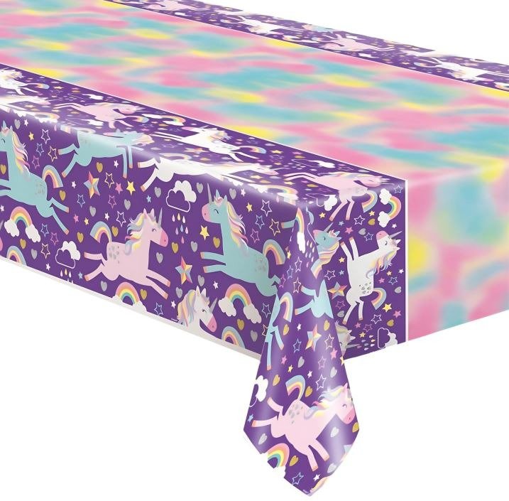 Ubrus foliový jednorožec - unicorn 137 cm x 213 cm