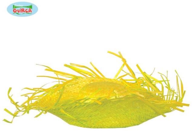 Slaměný klobouk - žlutý