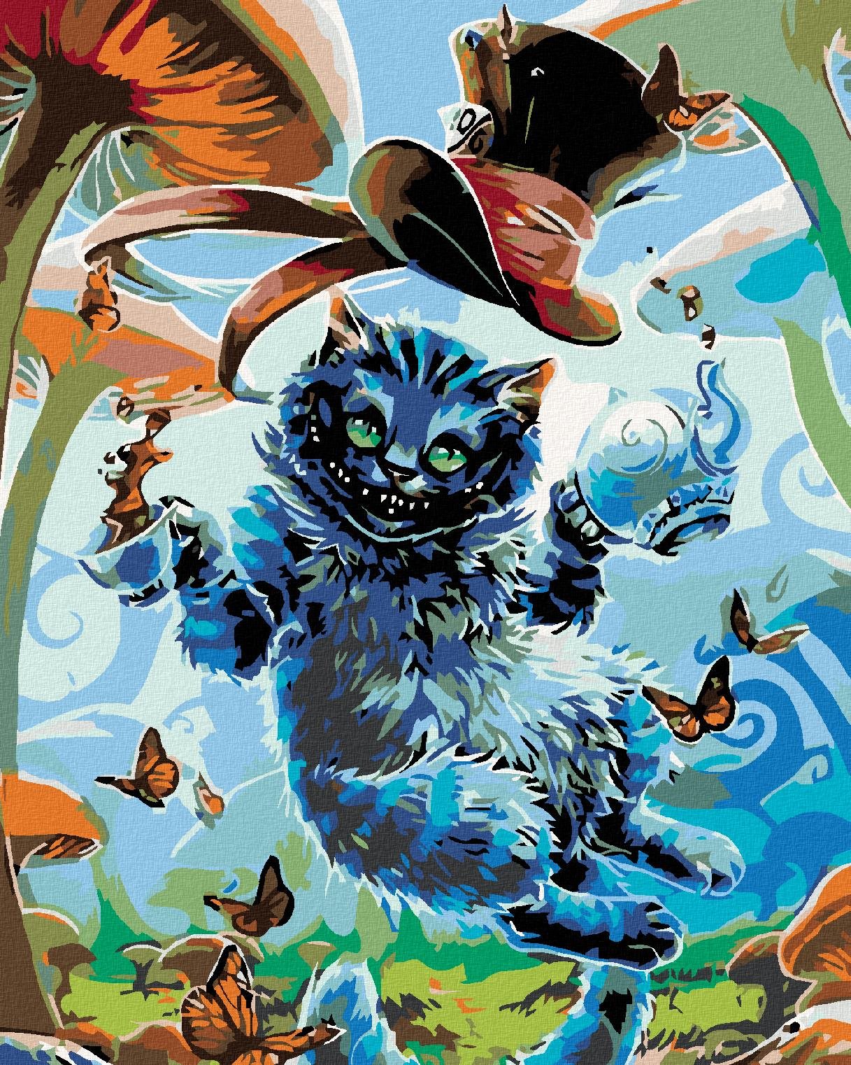 Malování podle čísel - Kočka Šklíba, 80x100 cm, vypnuté plátno na rám