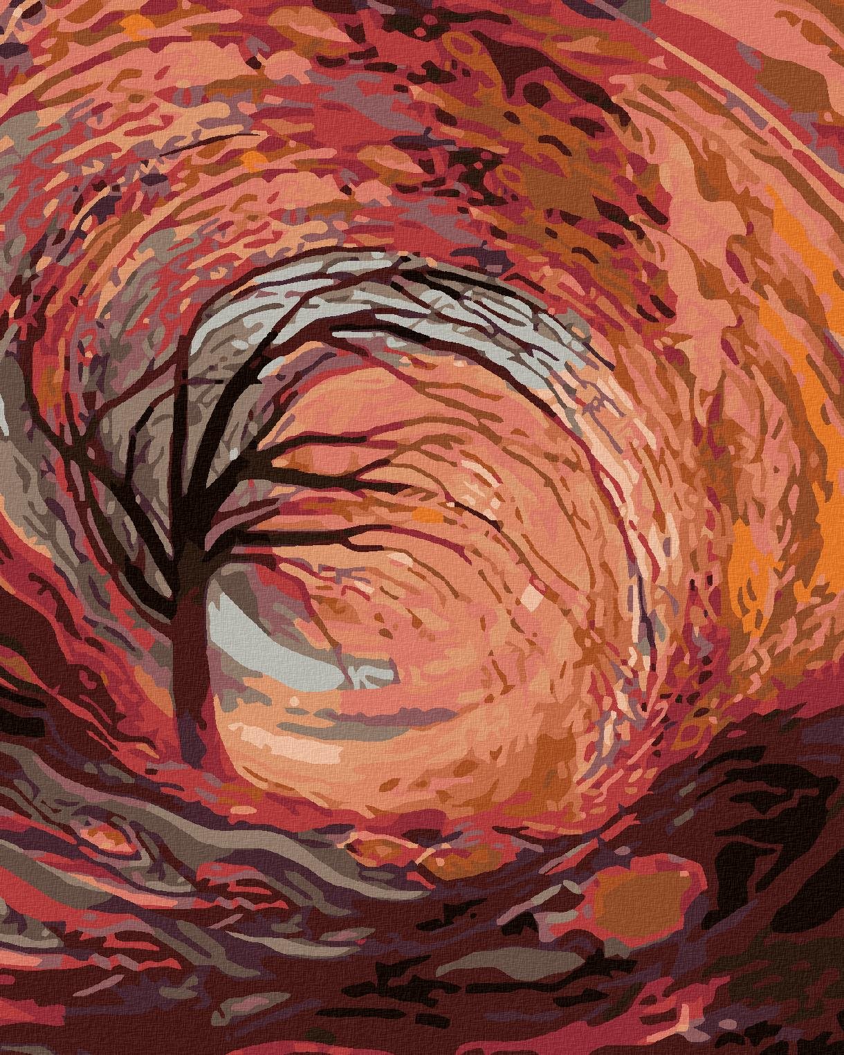 Malování podle čísel - Větrno, 80x100 cm, vypnuté plátno na rám