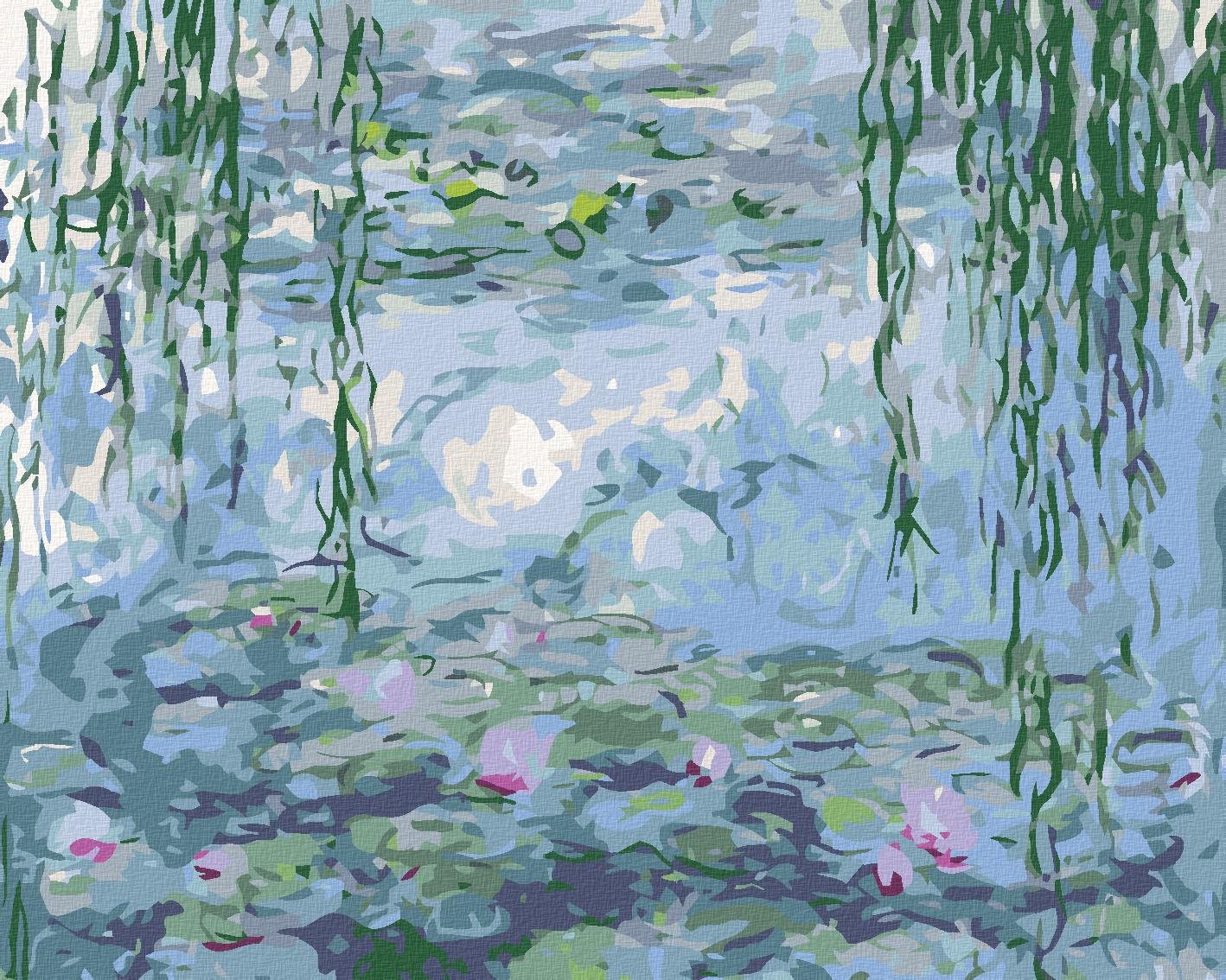 Malování podle čísel - Lekníny (C.Monet), 50x40 cm, vypnuté plátno na rám