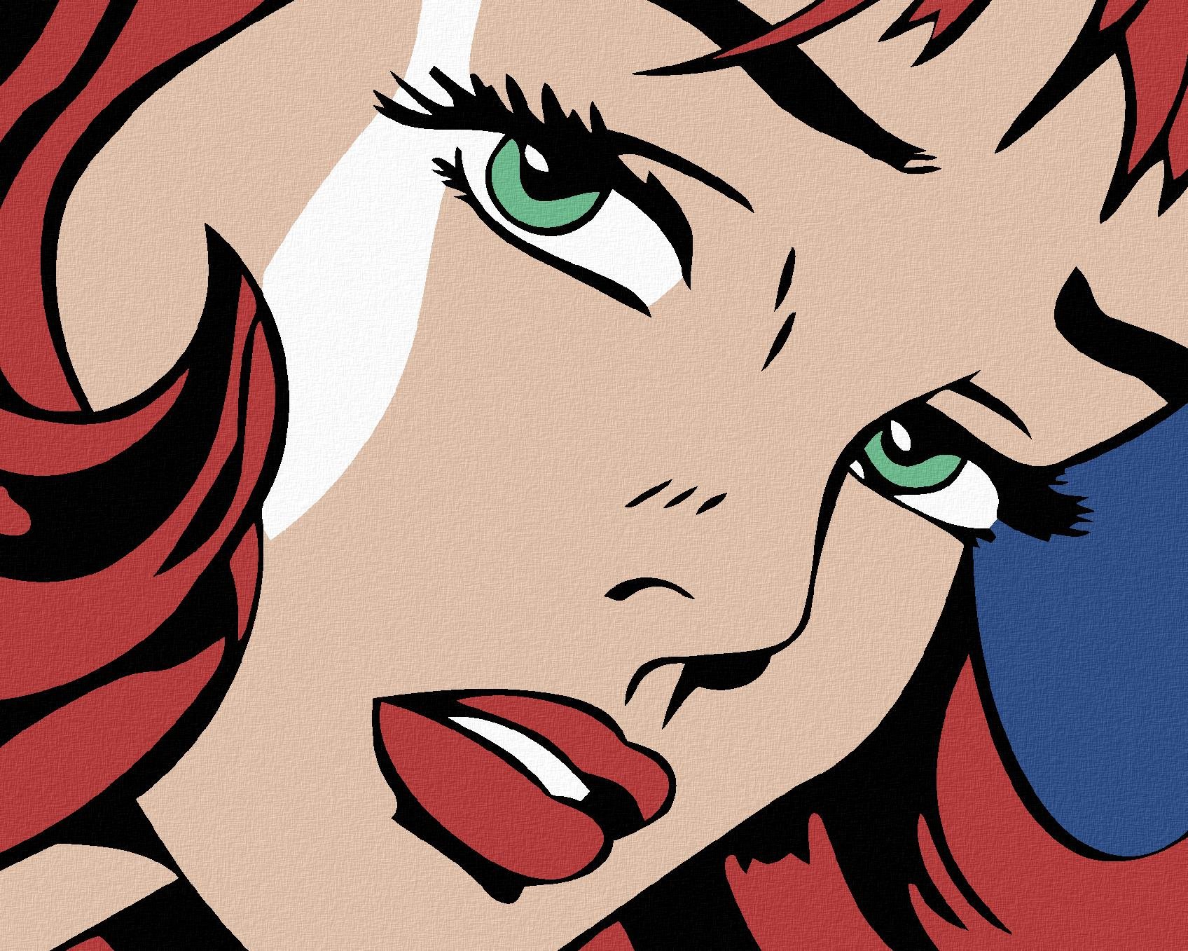 Malování podle čísel - Girl Ii, 100x80 cm, vypnuté plátno na rám